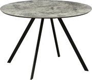 Masa rotunda design gri beton ATELIER 100cm