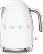 Ceainic electric SMEG KLF03WHEU, 2400 W, 1,7 l, bază rotativă la 360°, finisaj lucios, alb