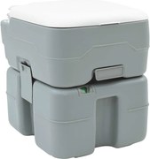 vidaXL Toaletă de camping Gri 41,5 x 36,5 x 42 cm