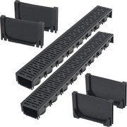 vidaXL Canale de drenaj, 2 m, plastic