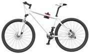 vidaXL Suport reparații biciclete de perete, pliabil, roșu/ negru oțel