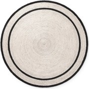 Covor în culoare naturală deschisă reversibil/țesut manual rotund din iută ø 150 cm Lina – Hanse Home