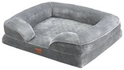 Juskys Pat pentru caini Sheena M 72 x 60 cm - gri