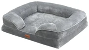 Juskys Pat pentru caini Sheena M 72 x 60 cm - gri
