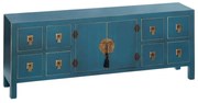 Comodă albastră joasă 130x50,5 cm Oriente – Ixia