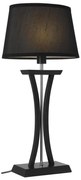 Cottex B2429SV - Lampă de masă NEW CHELSEA 1xE14/40W/230V, neagră