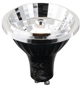 Lampă LED GU10 cu intensitate luminoasă reglabilă în 3 trepte în Kelvin, 70 mm, 6 W, 500 lm, 2200 - 3600K