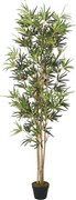 vidaXL Arbore din bambus artificial 1104 de frunze 180 cm verde