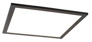 Plafoniera neagra 40 cm incluzând LED cu telecomandă - Live