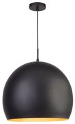 Lustra / Pendul design modern 40cm Domas negru 3039BK SRT