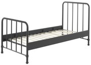 Pat copii BRONXX 90 X 200 CM NEGRU