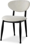 Scaun design elegant LUX Allston, sentier cream/ negru