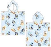 Bluey poncho prosop de plajă 50x115 cm