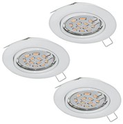 Eglo 94406 - SET 3x Corp de iluminat LED tavan fals PENETO 3xGU10-LED/5W/230V