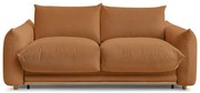 Canapea portocalie extensibilă 234 cm Ernest – Bobochic Paris