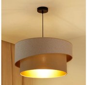 Lustră pe cablu Brilagi VEGAS SHINE 1xE27/15W/230V d. 50 cm crem/bej