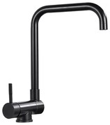 Mexen Madox baterie de bucătărie sub fereastră, Neagră - 672000-70