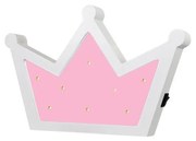 LED Lampă de perete pentru copii LED/2xAA, coroană roz