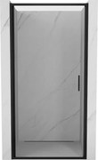Mexen Exo uși de duș batante 90 cm, transparente, negre - 817-090-000-70-00