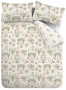 Lenjerie de pat bej pentru pat dublu/extinsă 230x220 cm Paradiso Palm – Catherine Lansfield
