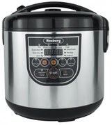 Multicooker Rosberg R51985E5, 780W, 5 L, 10 programe, Mod manual, Timer, Inox/Negru