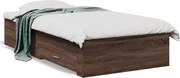 vidaXL Cadru de pat cu sertare, stejar maro, 100x200 cm lemn prelucrat