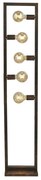 Lampadar, Lampa de podea rustica cu 5 surse de lumina Oblong