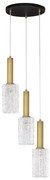 Lustra cu 3 pendule design modern Certa