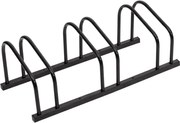 vidaXL Suport pentru biciclete, pentru 3 biciclete, negru, oțel
