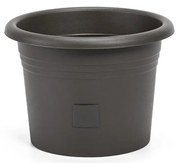 Plastia Ghiveci cu auto-irigare Narza diametru 35cm, antracit, diam. 35 cm
