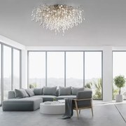 Paul Neuhaus 8092-55 - lustră aplicată ICICLE, 14xG9/40W/230V, Ø 100 cm, crom