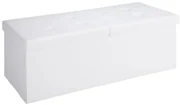 Deuba Cutie depozitare cu capac rabatabil 80x40x40cm - alba