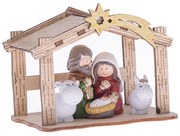 Scena Nașterii cu cometă 9,5 x 7,2 x 6 cm, bej