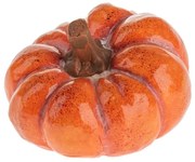 Dovleac ceramic de toamnă, 10 x 7 cm, portocaliu