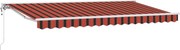 vidaXL Cadru de copertină Portocaliu și negru 400 x 200 cm