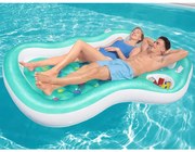 Bestway Saltea piscină Double Designer Lounge, 224x174 cm
