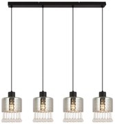 Lustra 4L design modern Hendry negru