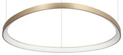 Lustra LED suspendata design circular GEMINI SP D081 OTTONE