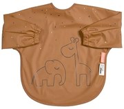 Done by Deer - Baveta Polistier cu maneci lungi - Dreamy Dots Mustard