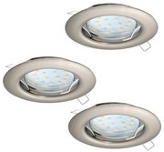 Eglo 94237 - SET 3x Corp de iluminat LED tavan fals PENETO 3xGU10-LED/3W/230V