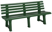 Bancă de grădină ORCHIDEA, 145x49x74cm, verde I.P.A.E-Progarden