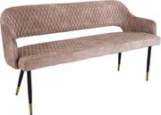 Bancheta tapitata design modern Paris 160cm, champagner greige