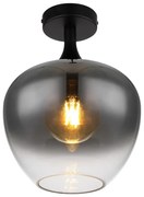 Plafonieră Globo 15548D MAXY 1xE27/40W/230V negru
