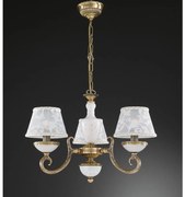 Candelabru 3 brate design italian din alama 8280