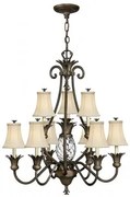Candelabru clasic PLANTATION 10 becuri E14 Elstead HK/PLANT10 PZ
