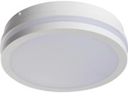 Plafonieră LED de exterior cu senzor Kanlux 38777 BENO 12/18W/230V 3000/3500/4000K IP65 alb