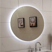 Oglinda cu iluminare si dezaburire Inter Ceramic 80 cm rotunda