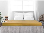 Cearșaf de pat jersey 4Home Ideal mustar , 90 x 200 cm, 90 x 200 cm