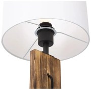 Lampă de masă PINUS 1xE27/40W/230V alb/wood