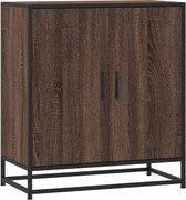 vidaXL Dulap, stejar maro, 68x35x76 cm, lemn prelucrat și metal